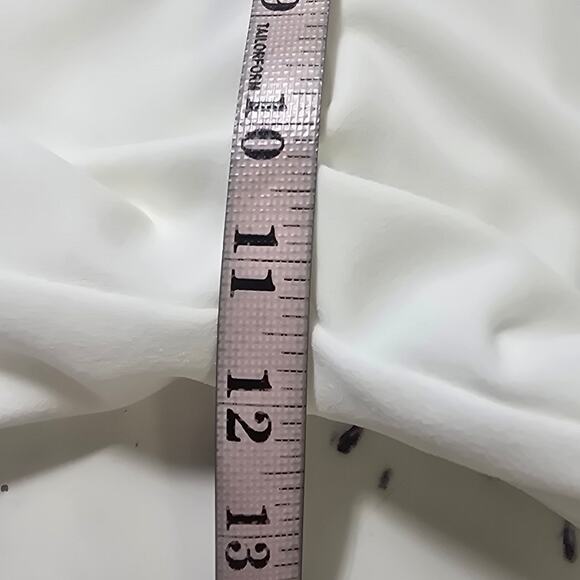 LULU'S M Perfectly Sultry White Sheer Mesh Bustier Wide-Leg Jumpsuit NWT B84 - Picture 8 of 14